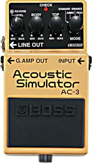 Boss Ac-3 Acoustic Simulator - - PÉdale Chorus / Flanger / Phaser / Tremolo - Main picture