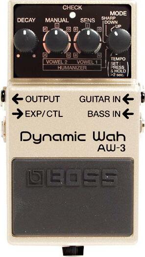 Boss Aw-3 Dynamic Wah - White - PÉdale Wah / Filtre - Main picture