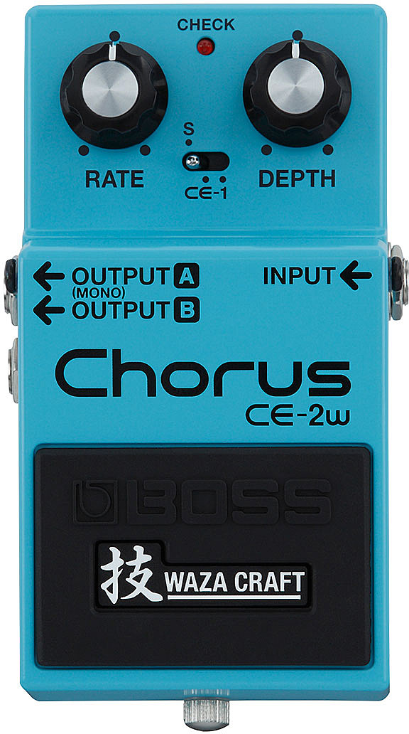 Boss Ce-2w Chorus Waza Craft - PÉdale Chorus / Flanger / Phaser / Tremolo - Main picture