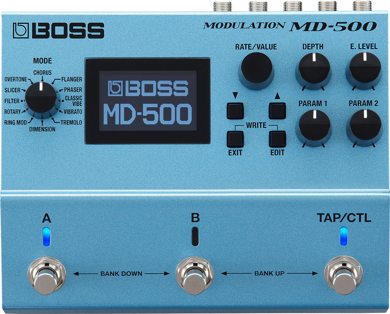 Boss Md-500 Modulation - PÉdale Chorus / Flanger / Phaser / Tremolo - Main picture