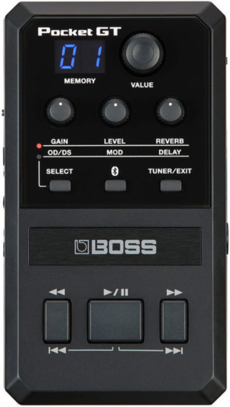 Boss Pocket Gt - Simulation ModÉlisation Ampli Guitare - Main picture