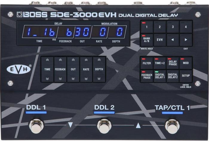 Pédale reverb / delay / echo Boss SDE-3000-EVH Eddie Van Halen Edition