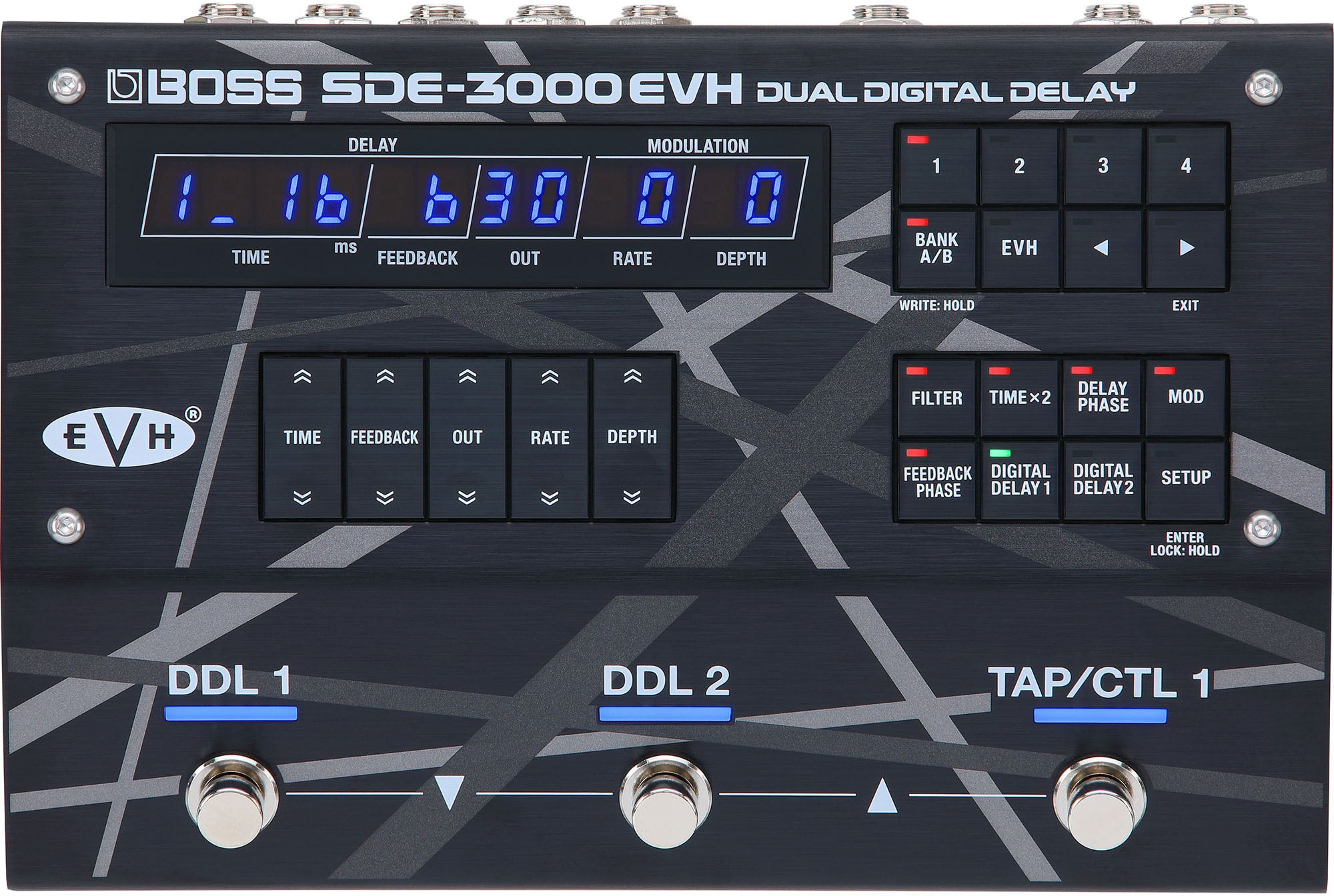 Boss Sde-3000-evh Eddie Van Halen Edition - PÉdale Reverb / Delay / Echo - Main picture