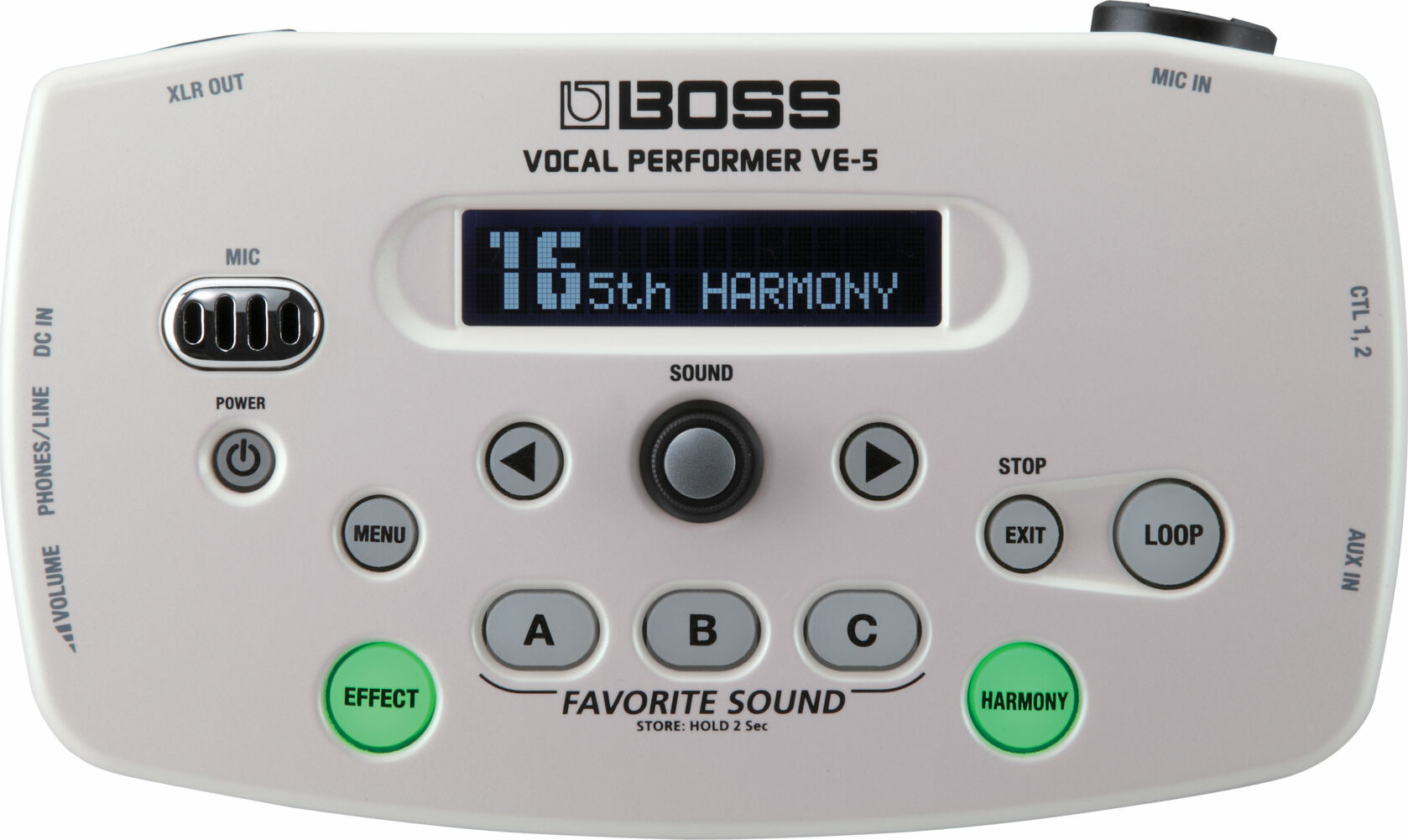 Boss Ve5 White - Processeur D'effets - Main picture