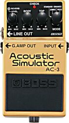 Pédale chorus / flanger / phaser / tremolo Boss AC-3 Acoustic Simulator