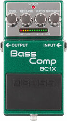 Pédale compression / sustain / noise gate basse Boss BC-1X Bass Comp
