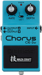 Pédale chorus / flanger / phaser / tremolo Boss Waza Craft CE-2W Chorus