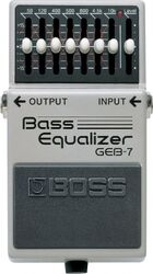 Pédale equaliseur / enhancer basse Boss GEB-7 Bass Equalizer
