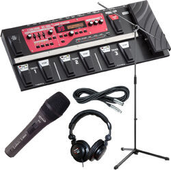 Pack effet guitare & basse Boss RC-300 Loop Station +Micro +Casque +Accessoires