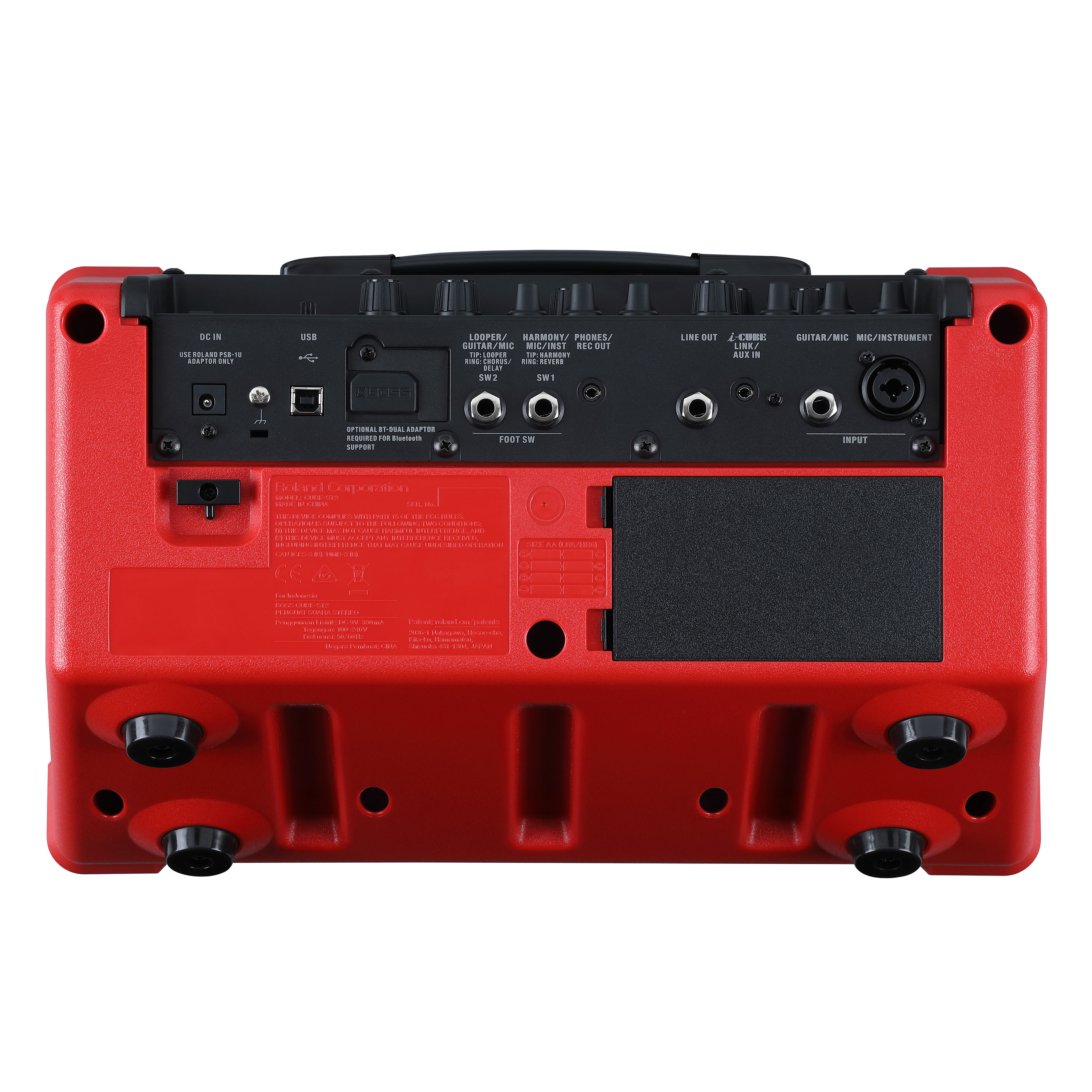 Boss Cube Street Ii Portable Amp 10w 2x3 Red - Ampli Guitare Électrique Combo - Variation 2