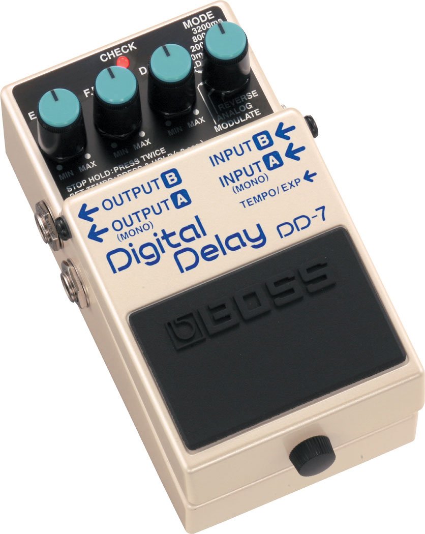 Boss Dd7 Digital Delay - White - PÉdale Reverb / Delay / Echo - Variation 2