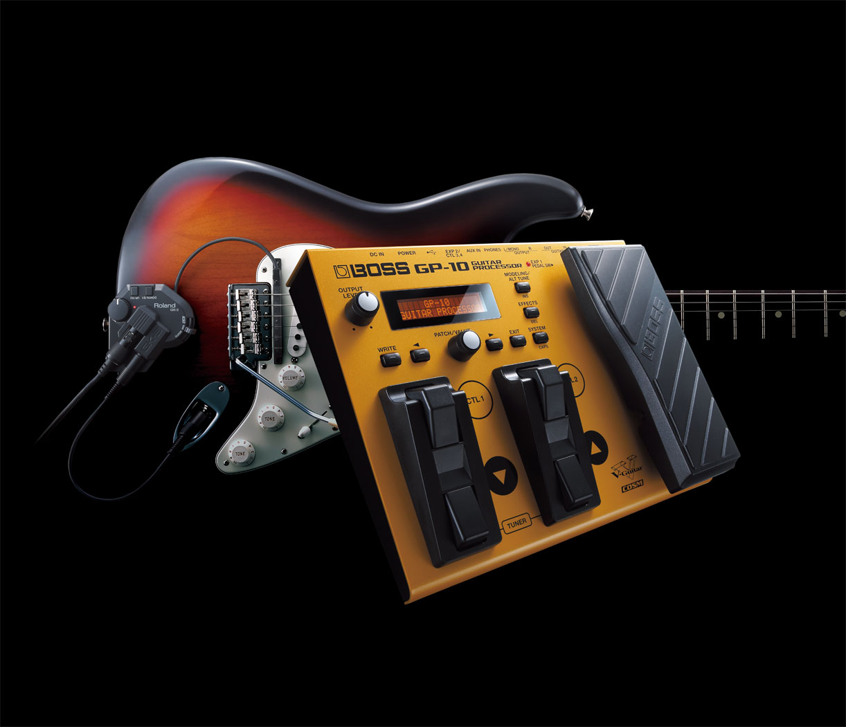 Multi effet guitare élec. en pédalier Boss GP10GK Guitar Processor