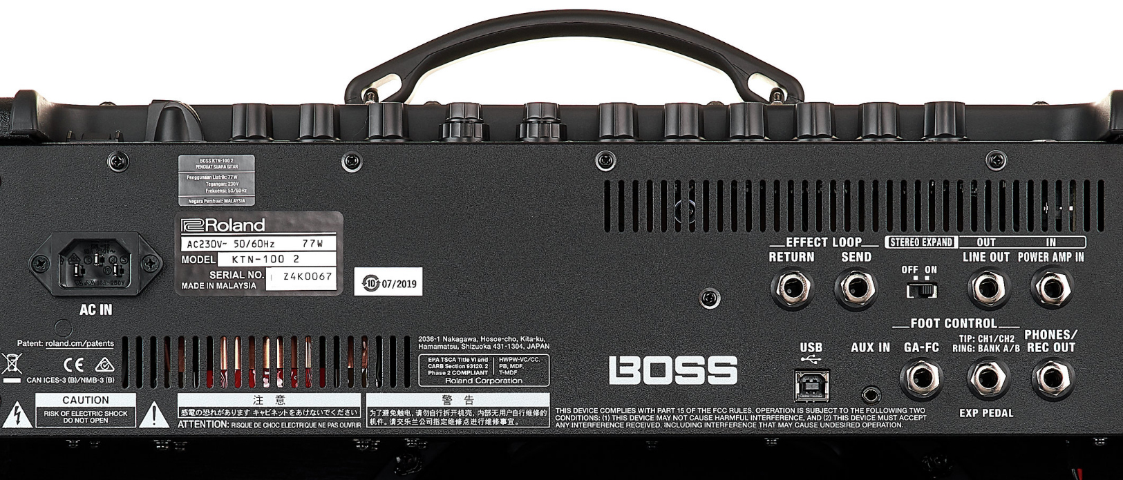 Boss Katana-100 Mkii 0.5/50/100w 1x12 - Ampli Guitare Électrique Combo - Variation 4