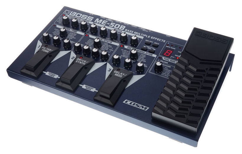 Multi effet basse en pedalier Boss ME50B Bass Multiple Effects