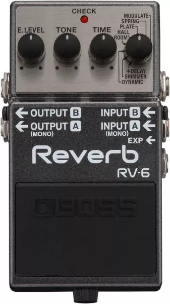 Pédale reverb / delay / echo Boss RV-6