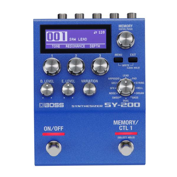 Pédale synthétiseur guitare Boss SY-200 SYNTHESIZER