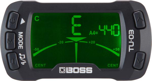 Accordeur Boss TU-03 Clip-On Tuner & Metronome