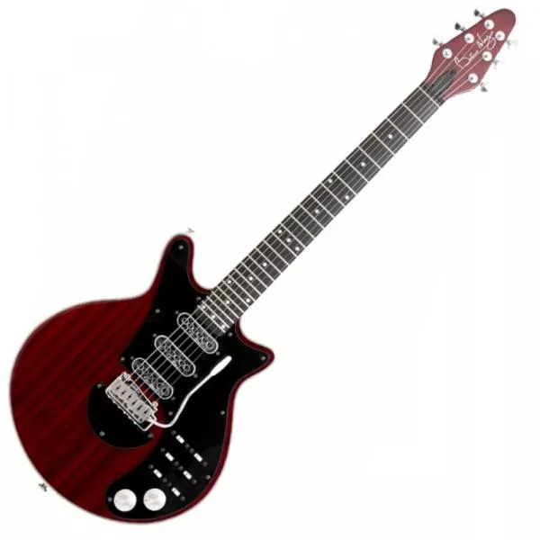Guitare électrique solid body Brian may                      Signature Red Special - Antique cherry