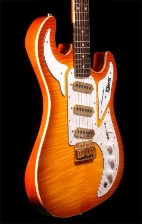 Burns Shadow Special Club Rw - Cherry Sunburst - Guitare Électrique Forme Str - Variation 2