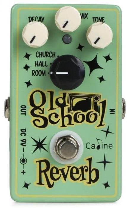 Pédale reverb / delay / echo Caline CP512 Old School Reverb