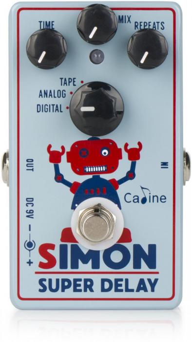 Pédale reverb / delay / echo Caline Simon Super Delay