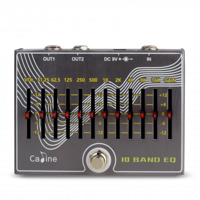 Pédale eq. / enhancer / buffer Caline Graphic 10-Band EQ
