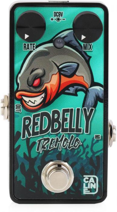 Pédale chorus / flanger / phaser / tremolo Caline Red Belly Tremolo