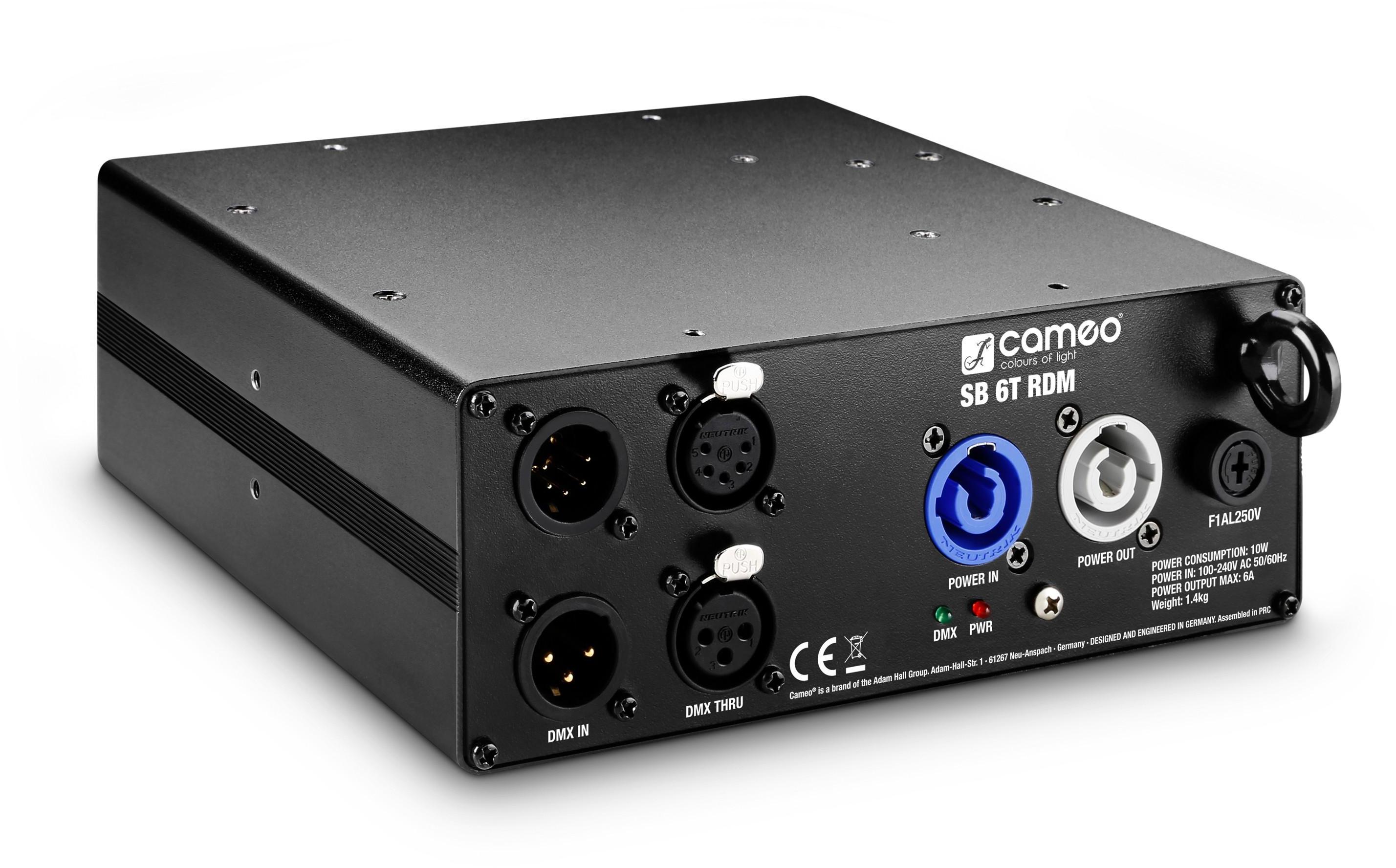 Contrôleur et interface dmx Cameo SB 6T RDM