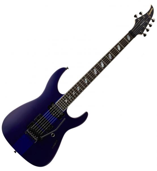 Guitare électrique solid body Caparison Dellinger Prominence - Trans spectrum blue