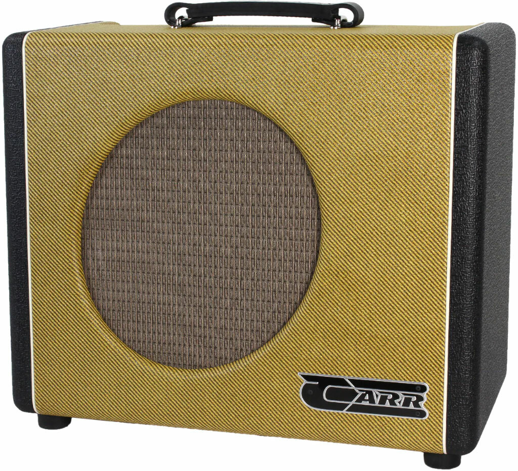 Carr Amplifiers Mercury V 1-12 Combo 16w 1x12 6v6 Black/tweed - Ampli Guitare Électrique Combo - Main picture