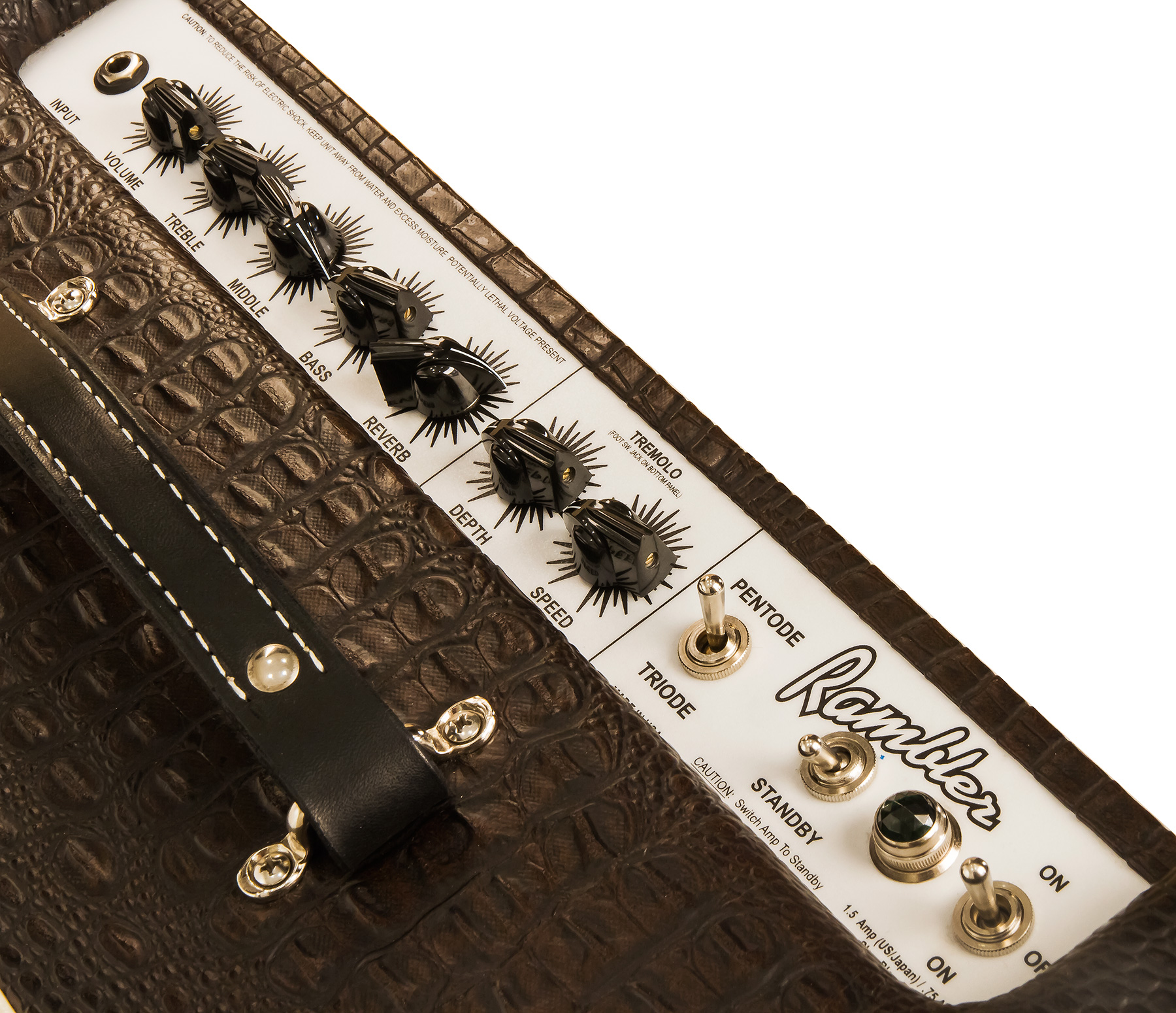 Carr Amplifiers Rambler 1-12 Combo 1x12 13/26w Brown Gator - Ampli Guitare Électrique Combo - Variation 2