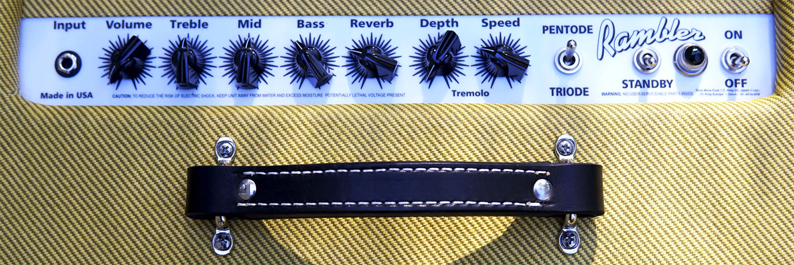 Carr Amplifiers Rambler 1-12 Combo 1x12 13/26w Tweed - Ampli Guitare Électrique Combo - Variation 1
