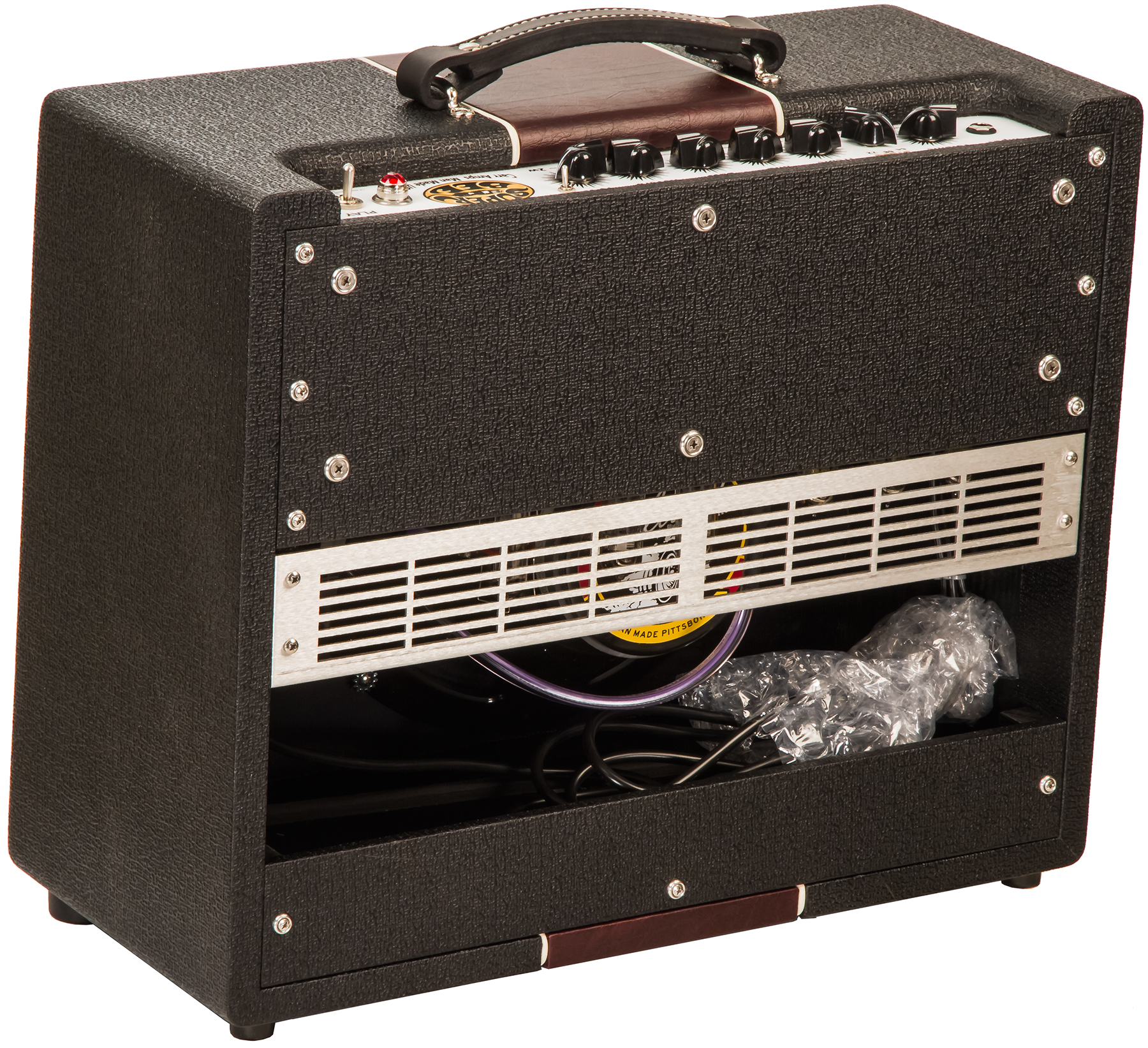 Carr Amplifiers Super Bee 1-12 Combo 10w 1x12 Black/wine - Ampli Guitare Électrique Combo - Variation 1