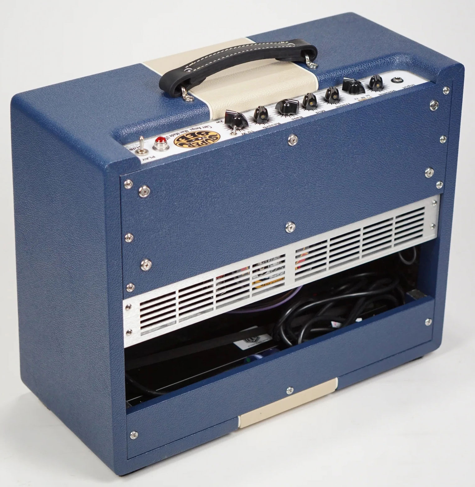 Carr Amplifiers Super Bee 1-12 Combo 10w 1x12 Blue/cream/blue - Ampli Guitare Électrique Combo - Variation 1