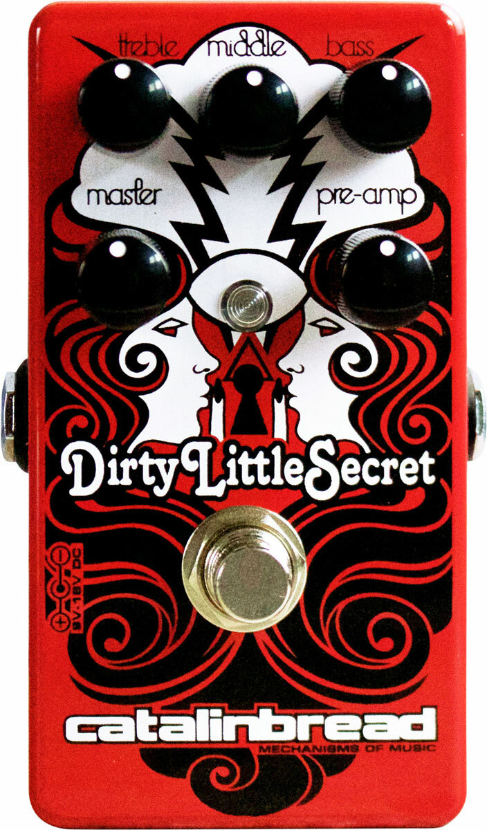 Catalinbread Dirty Little Secret Red Overdrive - PÉdale Overdrive / Distortion / Fuzz - Main picture