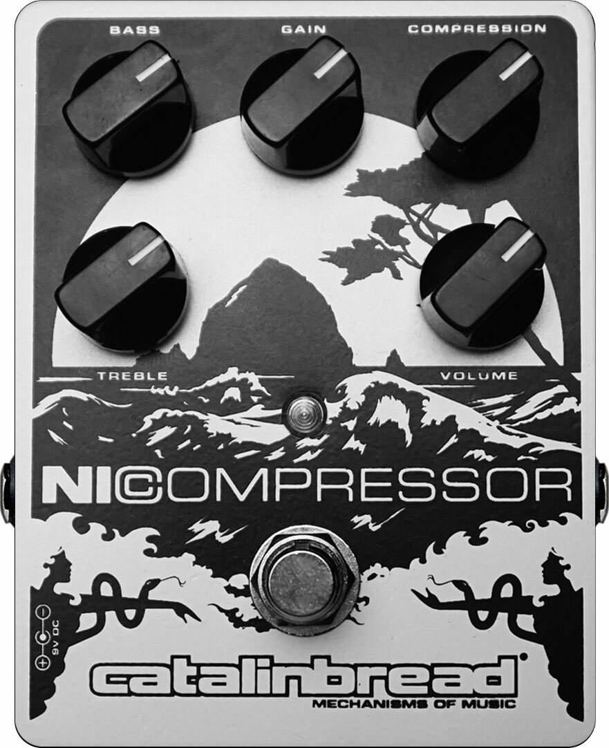 Catalinbread Nicompressor Soft Pearl - PÉdale Compression / Sustain / Noise Gate - Main picture