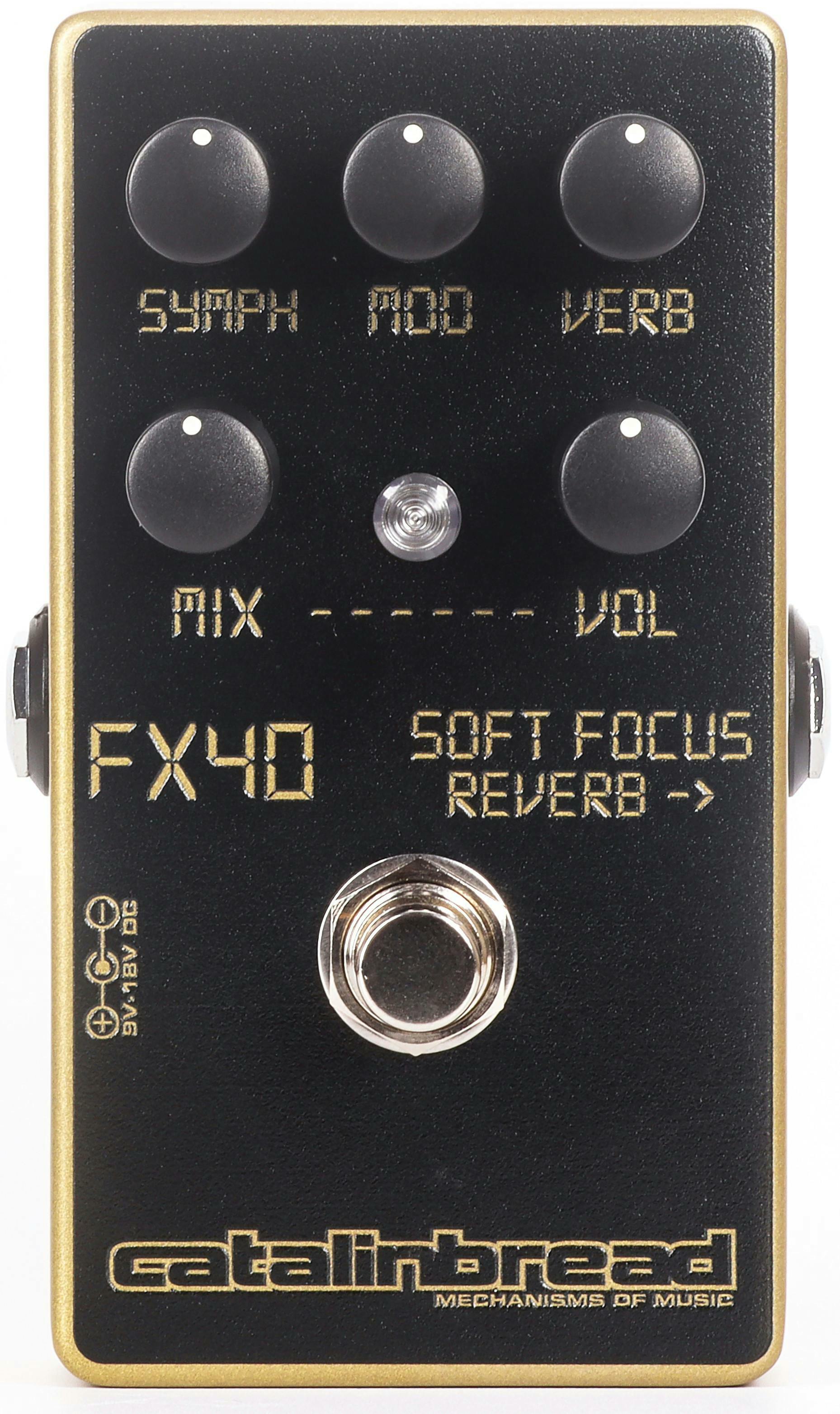 Catalinbread Soft Focus Gold - PÉdale Reverb / Delay / Echo - Main picture