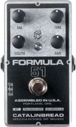 Pédale overdrive / distortion / fuzz Catalinbread Formula 51