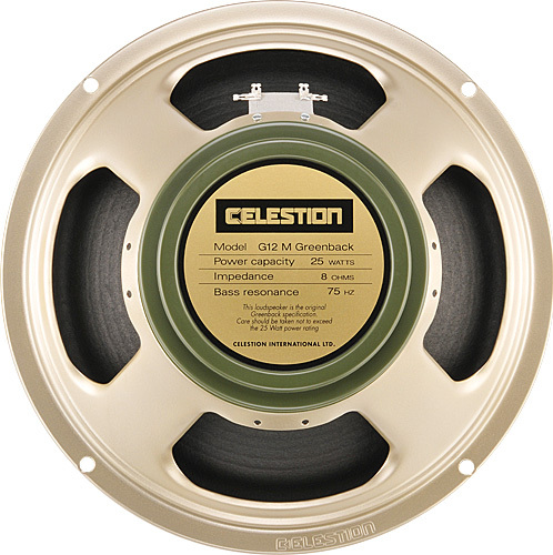 Celestion Classic G12m Greenback 12inc. 30.5cm 25w 16-ohms - Haut-parleur - Main picture