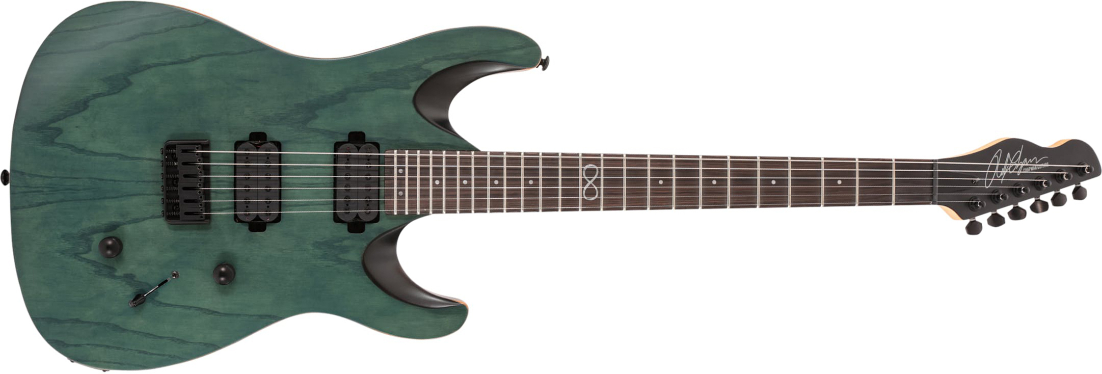 Chapman Guitars Ml1 Modern 2022 Standard 2h Ht Eb - Sage Green Satin - Guitare Électrique Forme Str - Main picture