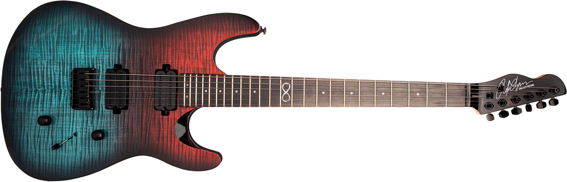 Chapman Guitars Ml1 Modern Standard V2 Hh Ht Eb - Red Sea - Guitare Électrique Double Cut - Main picture