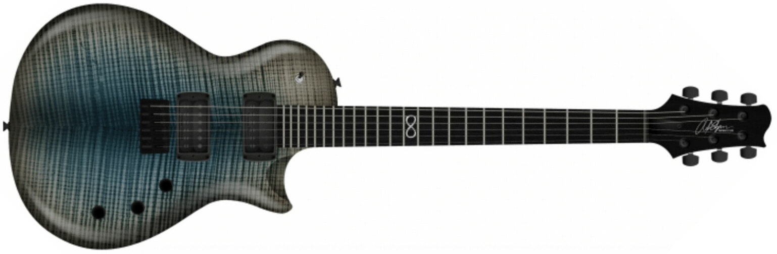 Chapman Guitars Ml2 Pro Modern Hh Seymour Duncan Ht Eb - Azure Blue - Guitare Électrique Single Cut - Main picture