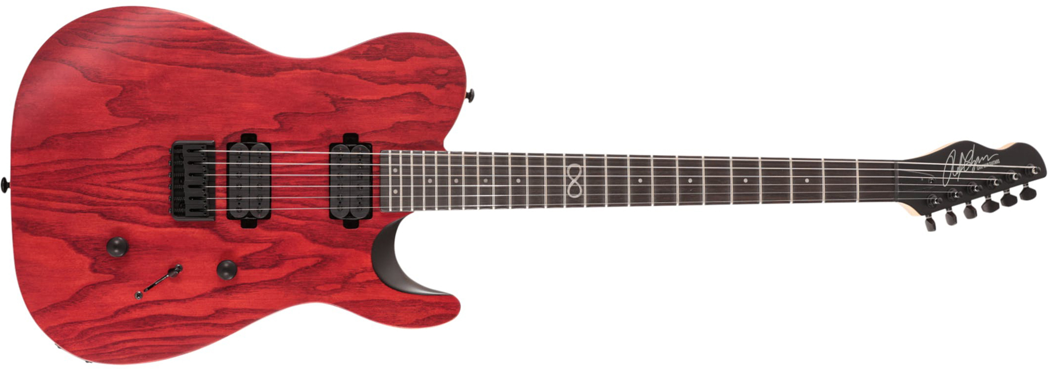 Chapman Guitars Ml3 Modern 2022 Standard 2h Ht Eb - Deep Red Satin - Guitare Électrique Forme Tel - Main picture