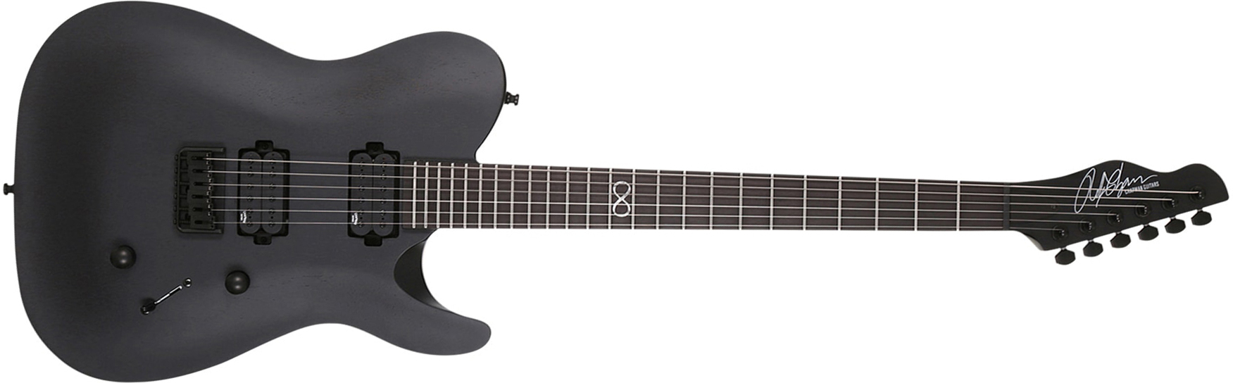 Chapman Guitars Ml3 Pro Modern V2 Hh Ht Eb - Lunar Satin - Guitare Électrique Forme Tel - Main picture