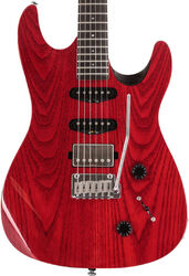 Guitare électrique forme str Chapman guitars Standard ML1 X - Trans deep red 
