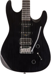 Guitare électrique forme str Chapman guitars Standard ML1 X 2022 - Trans black