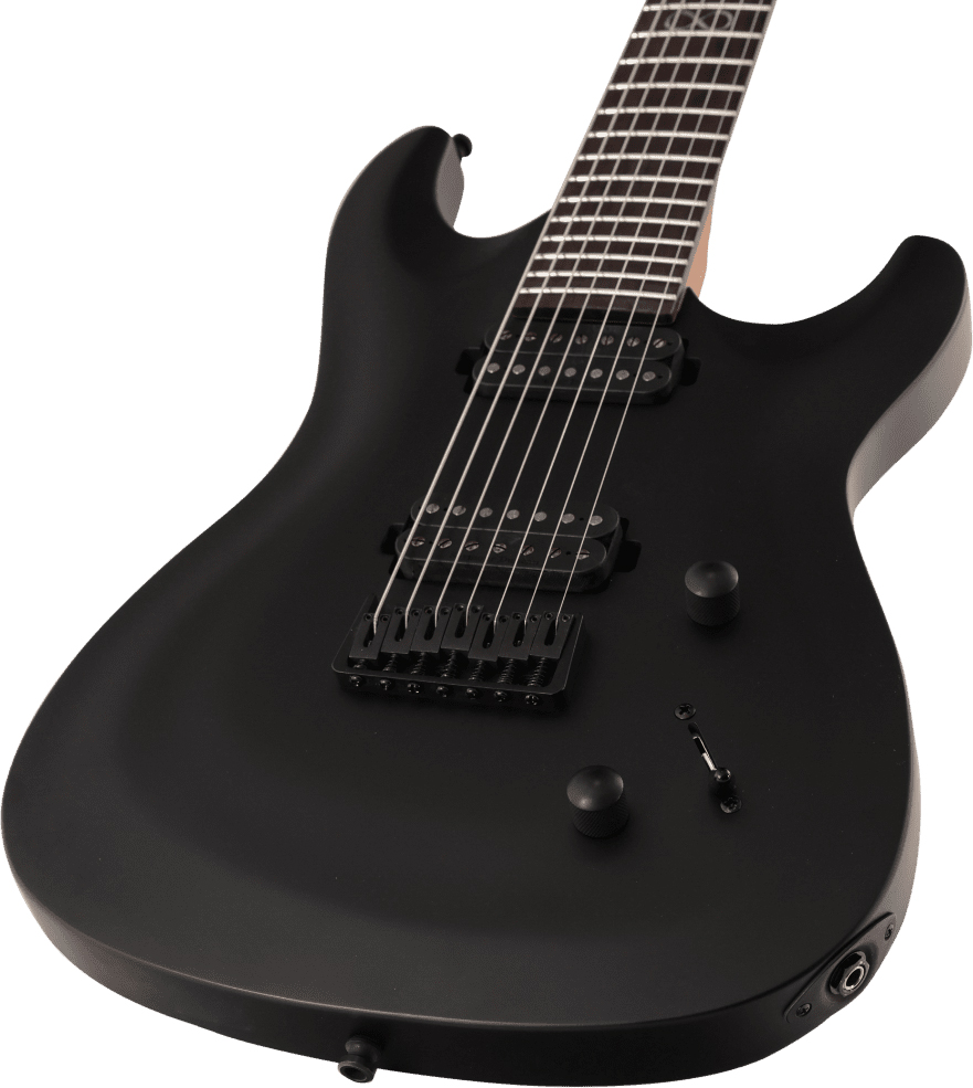 Chapman Guitars Ml1-7 Modern Pro 7c 2h Seymour Duncan  Ht Eb - Cyber Black - Guitare Électrique 7 Cordes - Variation 3