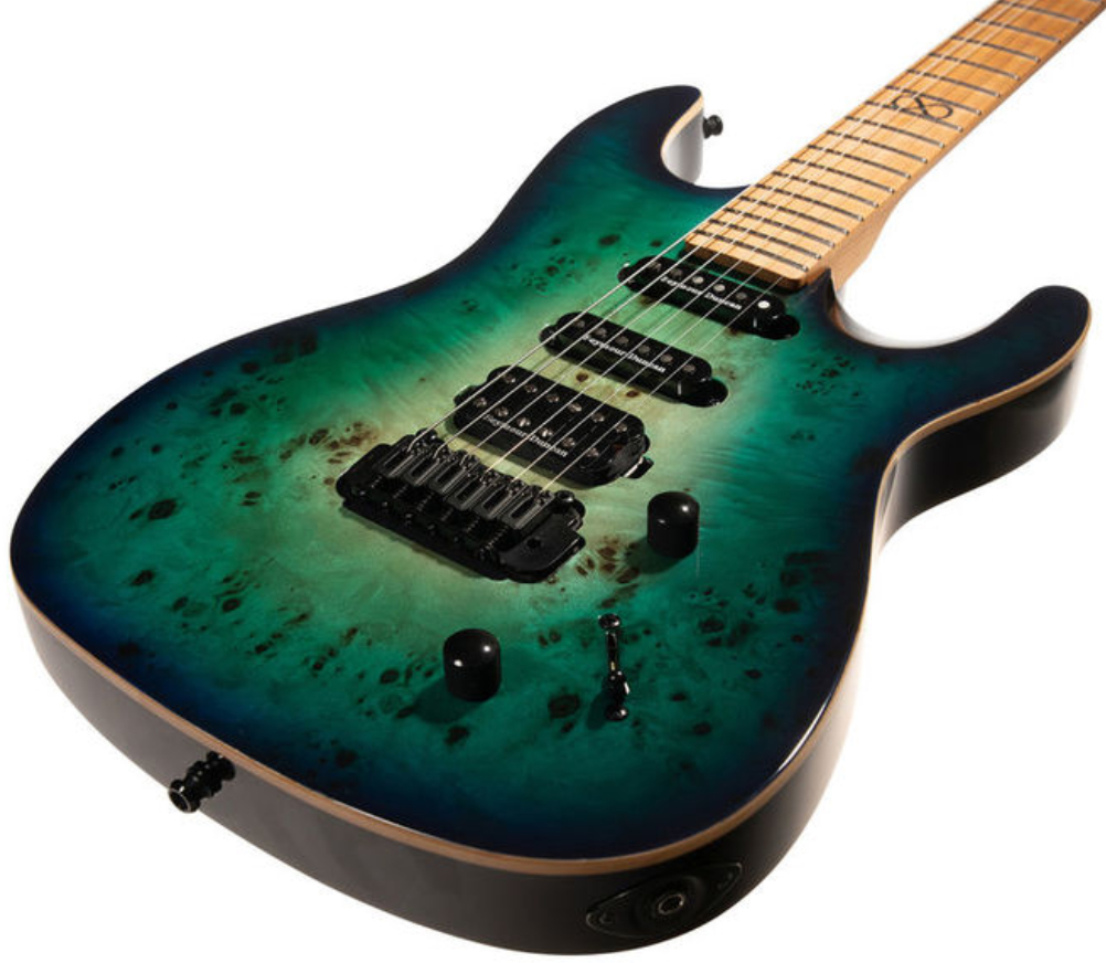 Chapman Guitars Ml1 Hybrid Pro Hss Seymour Duncan Trem Mn - Turquoise Rain - Guitare Électrique Forme Str - Variation 2
