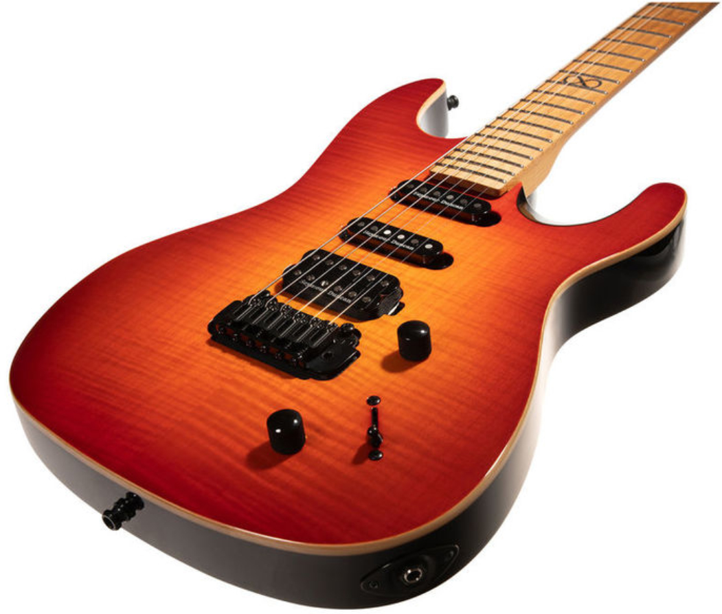 Chapman Guitars Ml1 Hybrid Pro Hss Seymour Duncan Trem Mn - Phoenix Red - Guitare Électrique Forme Str - Variation 2