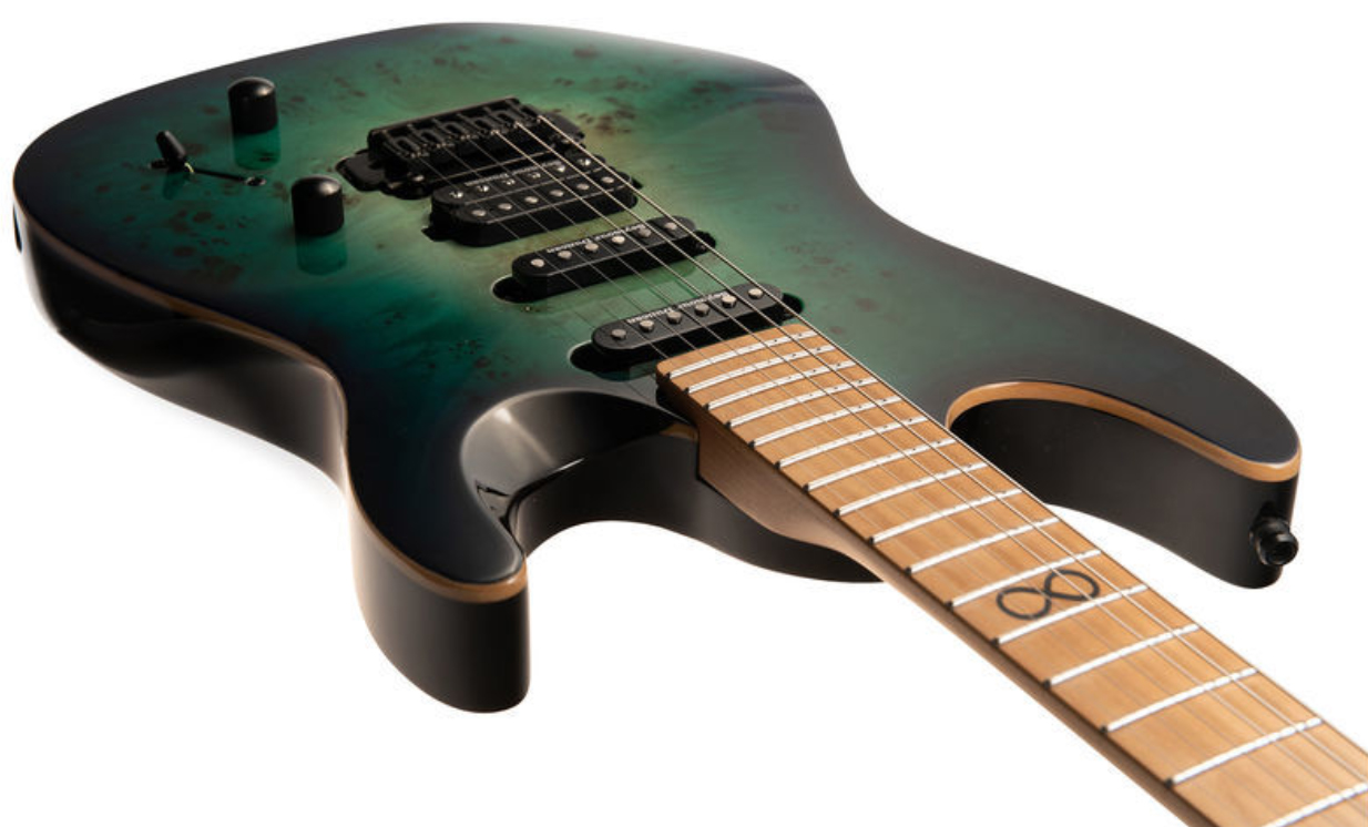 Chapman Guitars Ml1 Hybrid Pro Hss Seymour Duncan Trem Mn - Turquoise Rain - Guitare Électrique Forme Str - Variation 3